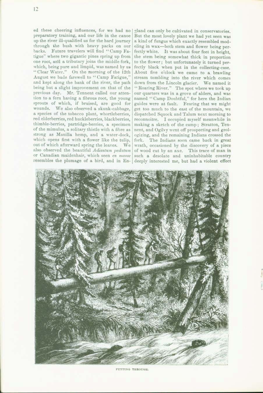 MOUNTAINEERING ON THE PACIFIC IN 1868. vist0014e